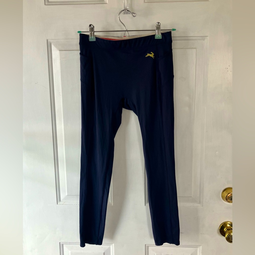 Tracksmith Blue and Red Women’s Leggings (Size Small)